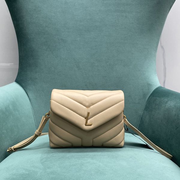 Mini Crossbody Designer Bags 20CM 10A Mirror quality Shoulder Designer Bag Genuine Leather Flap Handbag With Box Y100