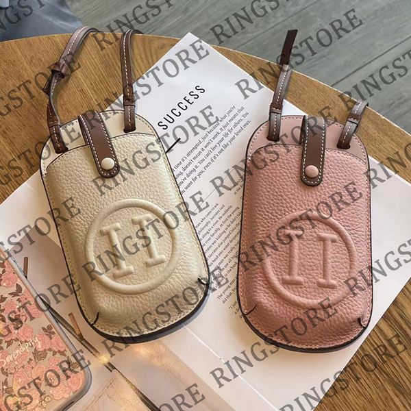 Designer Crossbody Phone Bags Cases Genuine Top Leather Bag for iPhone 18 17 16 15 14 13 12 11 Pro Max Samsung S26 S25 S24 S23 S22 S21 Note