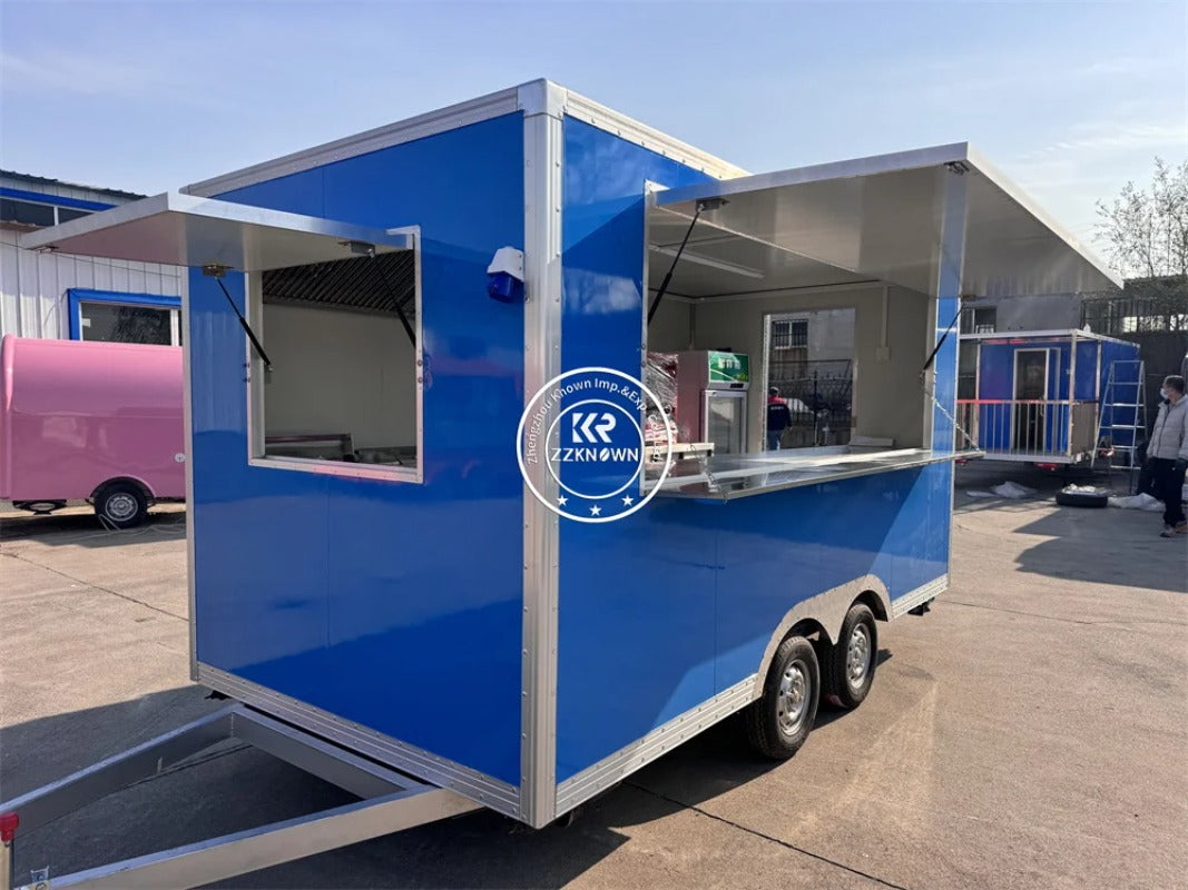 Food Truck Catering Trailer Mobility Scooter Vehicle Motorized Ice Cream Carts Street Food Trailer Fully Equipped