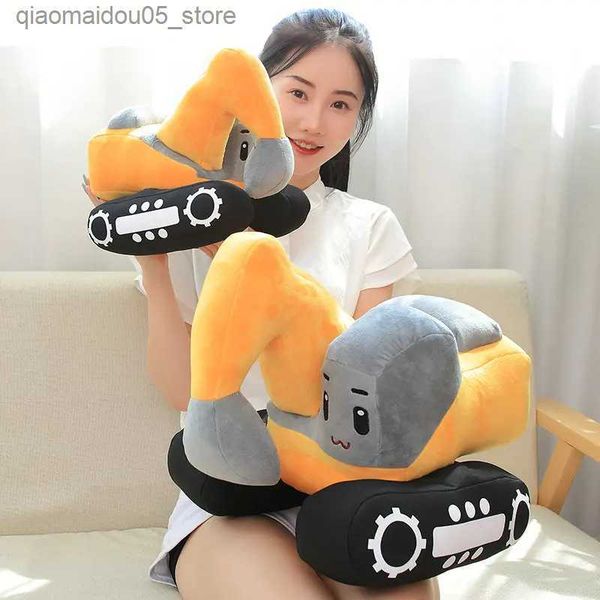 Plush Dolls 26-38CM New Creative Excavator Plush Toy Filling Soft Machine Pillow Doll Kawaii Home Decoration Boys and Childrens Birthday Gif