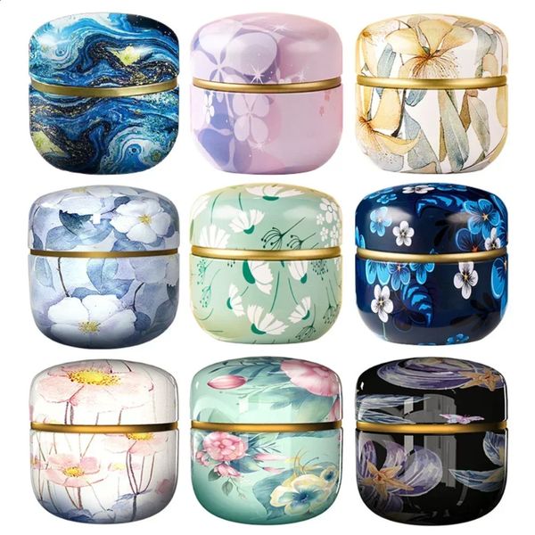 Candle Cans Tea Boy Tea Box Container Coffee Candy Snack Small Sealed Can Mini Portable Storage Box Packaging Tea Set 240827