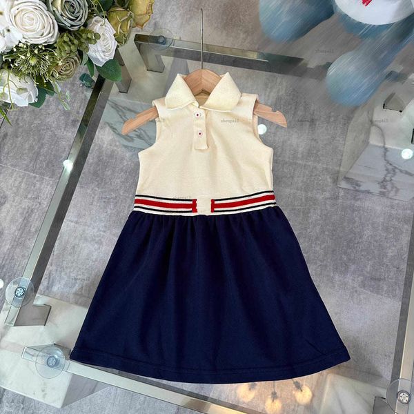 Luxury girls skirt Tank Top Princess dress Size 100-160 CM kids designer clothes summer Splicing design baby partydress