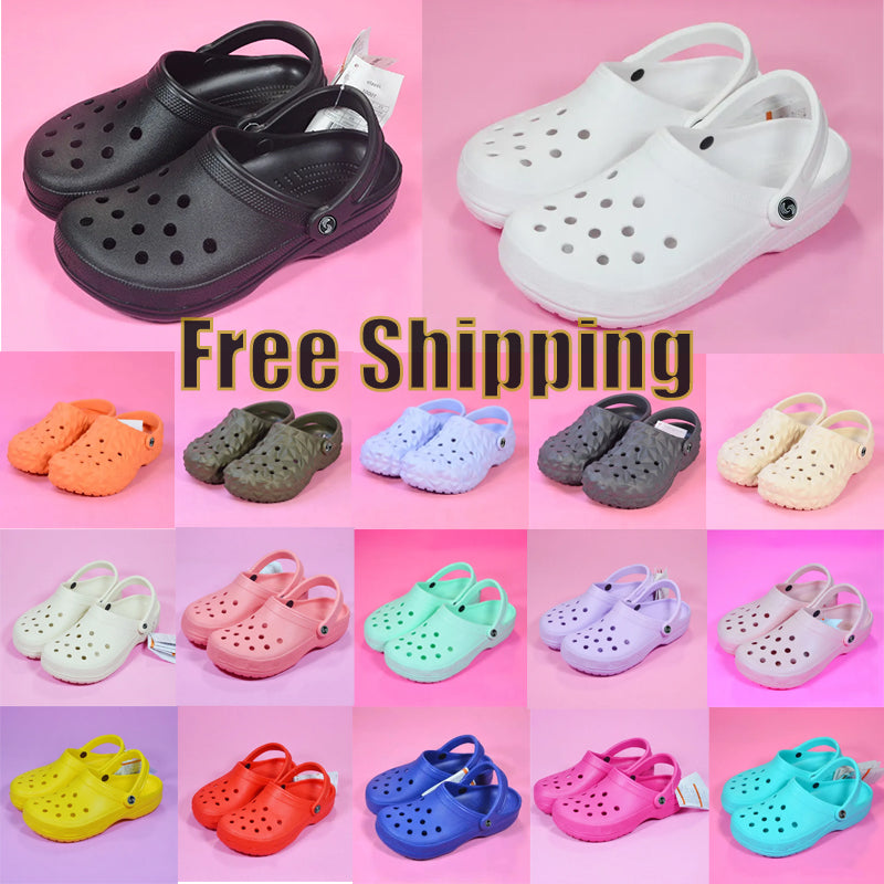 free shipping designer sandals men women slides triple pink black white bone grey blue orange sandal beach outdoor casual shoes