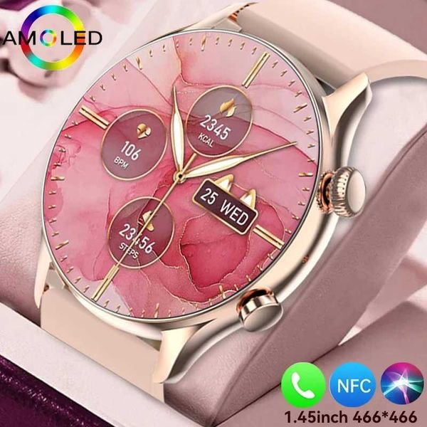 High Quality Suitable for HD BT Call Watch ECG Smart Watch Female AMOLED 360 * 360 HD Display Clock Sport IP68 Waterproof Smart Watch O24121