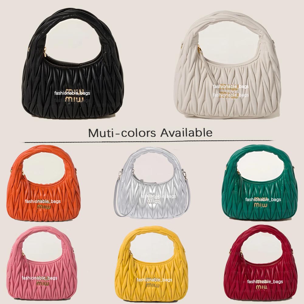 Top Quality Designer Bags Luxury Shoulder Bags Festival Gifts Underarm Bags Sheepskin Cloudy Tramp Handbag Hobo Crescent Purse Lady Fashion Casual C