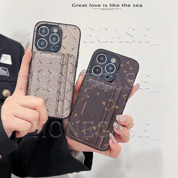 Beautiful iPhone Phone Cases 16 15 14 13 Pro Max Designer Crocodile Leather Card Holder Purse Hi Quality 18 17 16 15pro 14pro 13pro 12pro 12