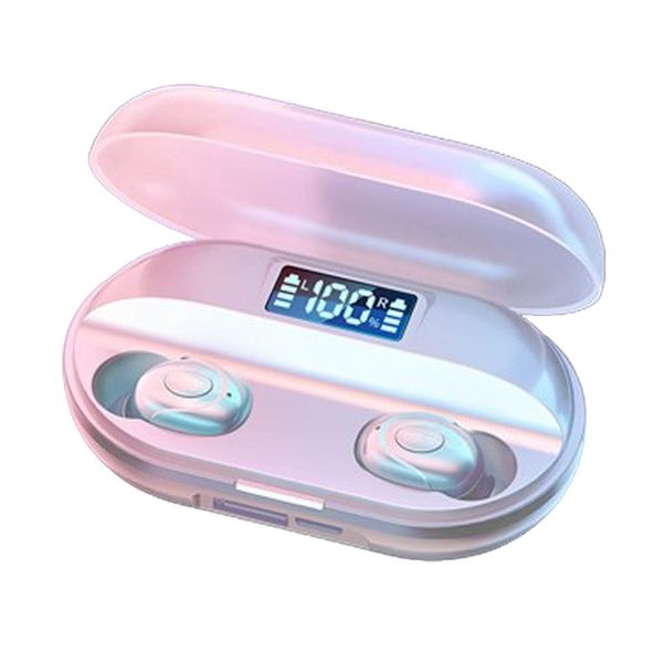 Mini In-ear Earbud True Wireless Apple Earphones Bluetooth Headset Binaural Ultra-long Standby Battery Life 2200mah Charging Box Power Bank