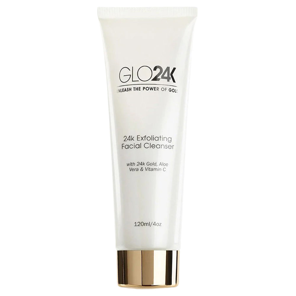 24K Exfoliating Facial Cleanser With 24K Gold, Aloe Vera & Vitamin C