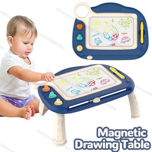 Magnetic Drawing Board Baby Activity Table Childrens Eraserble Graffiti Writing Painting Tablet Learning Games kids giftCL240808