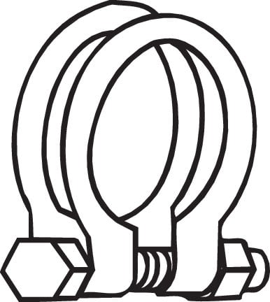 Clamp, exhaust system BOSAL 250-362