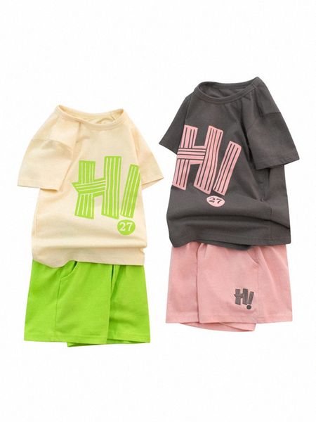 Clothing Sets Baby clothing Sets summer Tshirts and shorts set Toddler Outfits Boy Tracksuit Cute winter Sport Suit Fashion Kids Girls Cloth