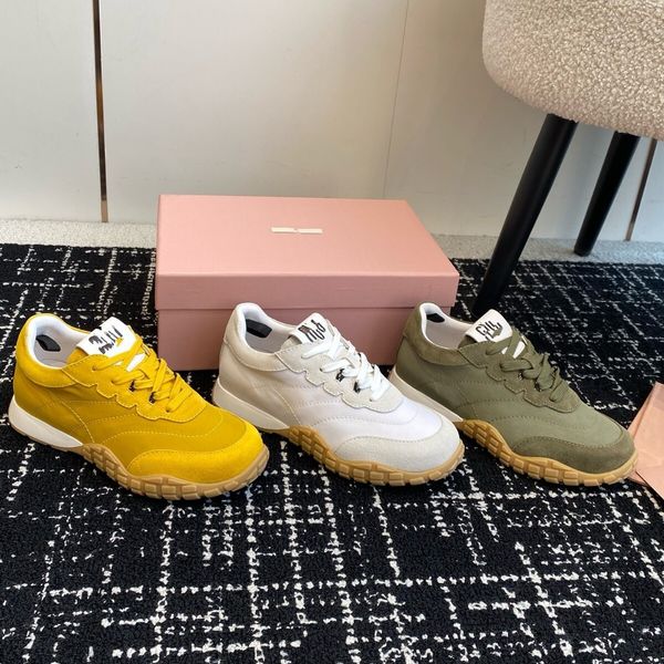 Retro German Training Shoes For Women 2025 Spring-summer New Style Breathable Thick Soled Forrest Gump Shoes Soft Soled Running Casual Sport