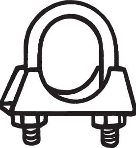 Clamp, exhaust system BOSAL 250-162