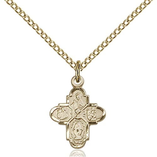 14kt Gold Filled 4-Way - Chalice Petite Pendant