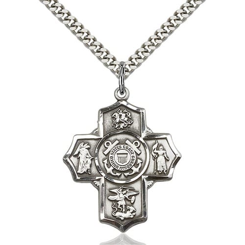 Sterling Silver 5-Way - Coast Guard Pendant