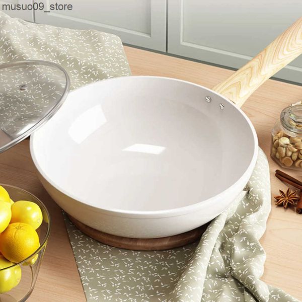 Other Cookware Ceramic Non-Stick Pan Wok Pan Home Pancake Fried Cooker Gas Stove Saucepan Nonstick Pan L240910