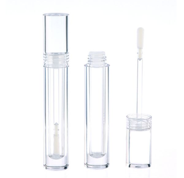 Storage Bottles 50pcs Empty Lipgloss Tubes Full Transparent Lip Glaze Lipstick Tube Injection Gloss Cosmetic JL1646
