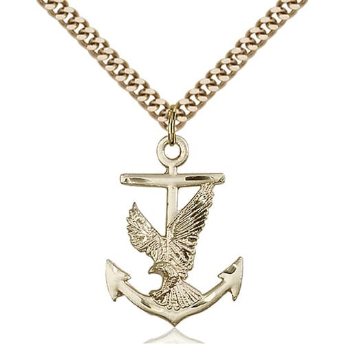 14kt Gold Filled Anchor - Eagle Pendant