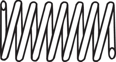 Spring, exhaust pipe BOSAL 251-934