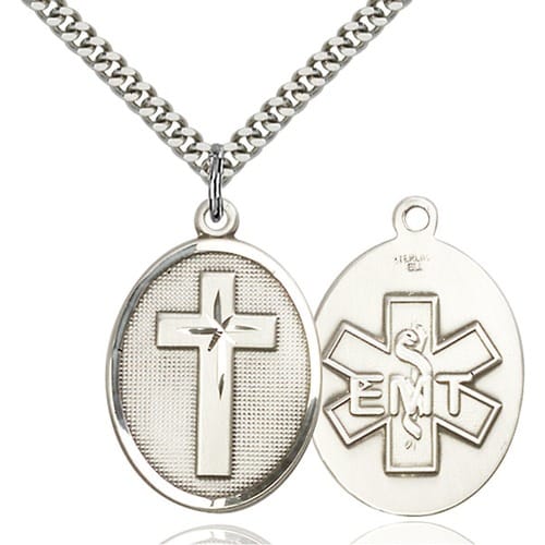 Sterling Silver Cross - Emt Pendant