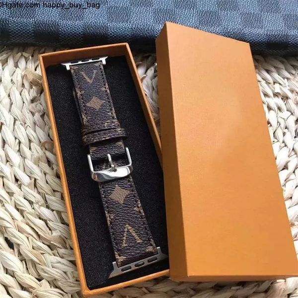 Watches Designers Smart Strap for Women Men Fashion Wristband For Apple Iwatch7-3-2-1-5-6 Vintage Brand Leather 41-40-45-44mm Designer Watch