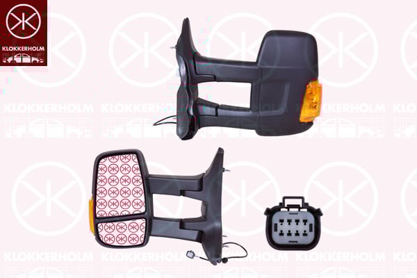 Exterior Mirror KLOKKERHOLM 25121025