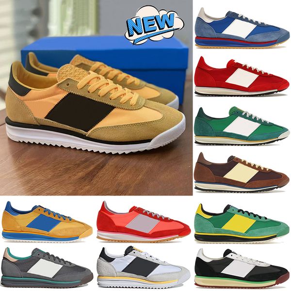 Outdoor designer running shoes SL 72 RS Maroon Brown Blue Better Scarlet Preloved Green White Black Beige Navy luxury mens sneakers fashion