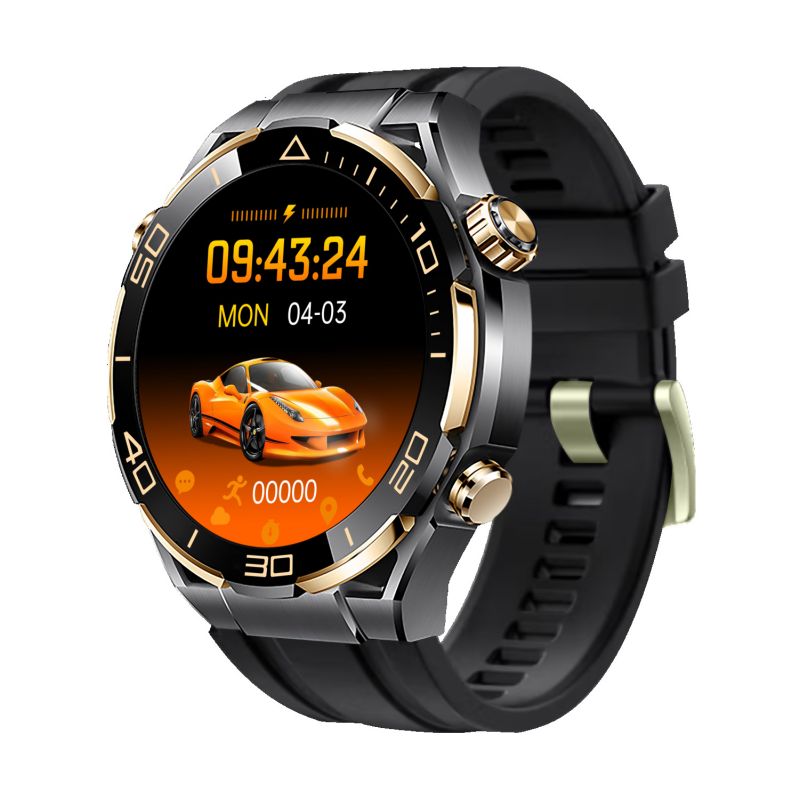 S30 MAX Smart Watch 1.62 Inch Round Screen Amoled BT Call Compass Heart Rate AI Voice Assistant NFC Men Smartwatch