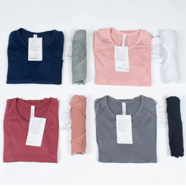 Women&#039;s Loose Fit Yoga T-Shirts Gym Stretchy Long Sleeve Crop Top Fitness Sports Tee Workout Blouses