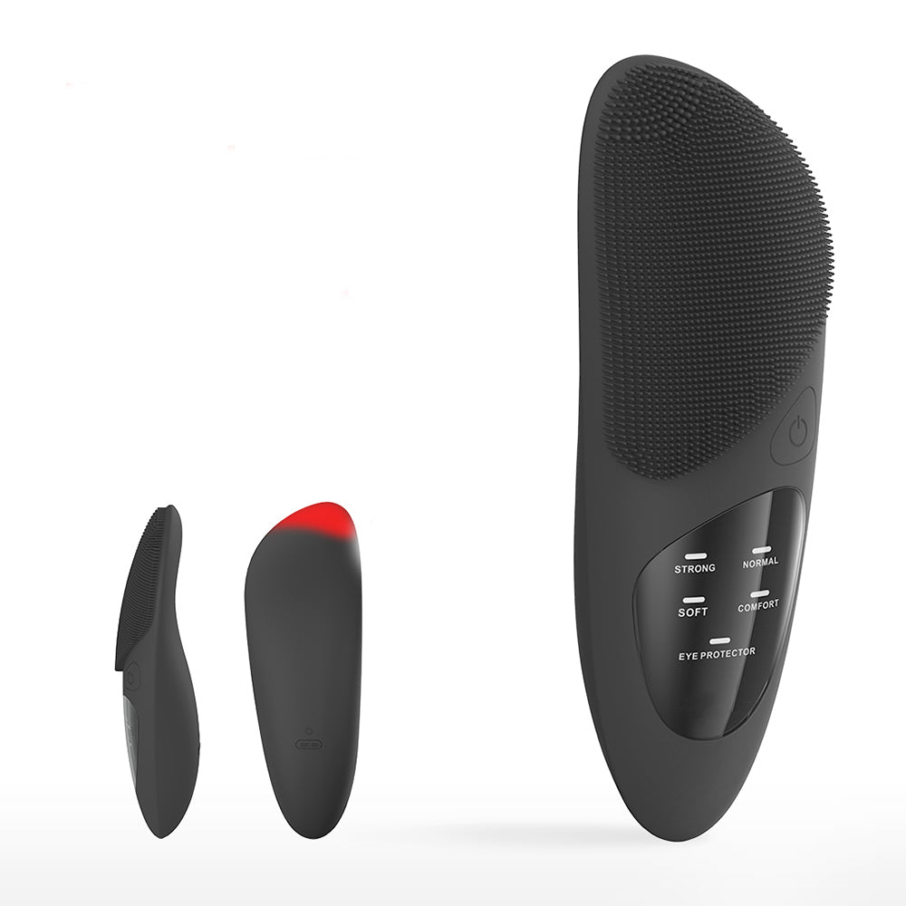 5-Mode Silicone Facial Cleanser - Black