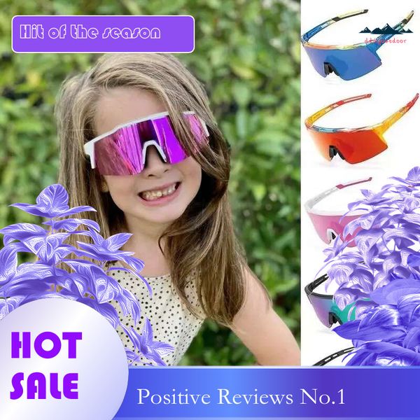 Ddmyoutdoor China Domestic Kids Cycg Sunglasses Aged Baseball Running Children UV Sports Riding Bicycle Glasses