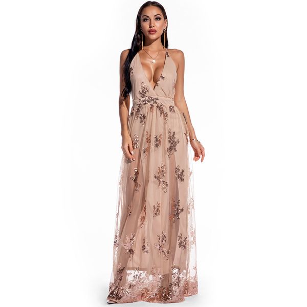 Elegant Green Vintage-Style Sequined Maxi Skirt Featuring Suspenders and Backless Vintage Style Prom Dresses Maxi Skirt with Backless Cutout