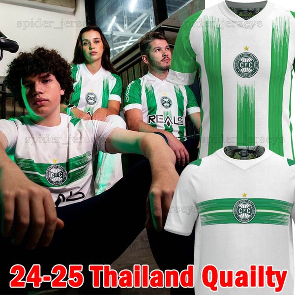 24 25 Coritiba Foot Ball Club Parana Soccer Jerseys 2024 2025 Coxa Home Away Football Shirts Men Uniforms