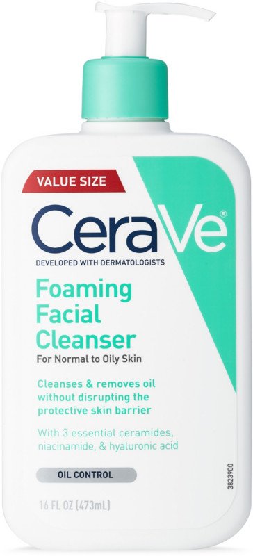 Foaming Facial Cleanser for Normal to Oily Skin - 16oz
