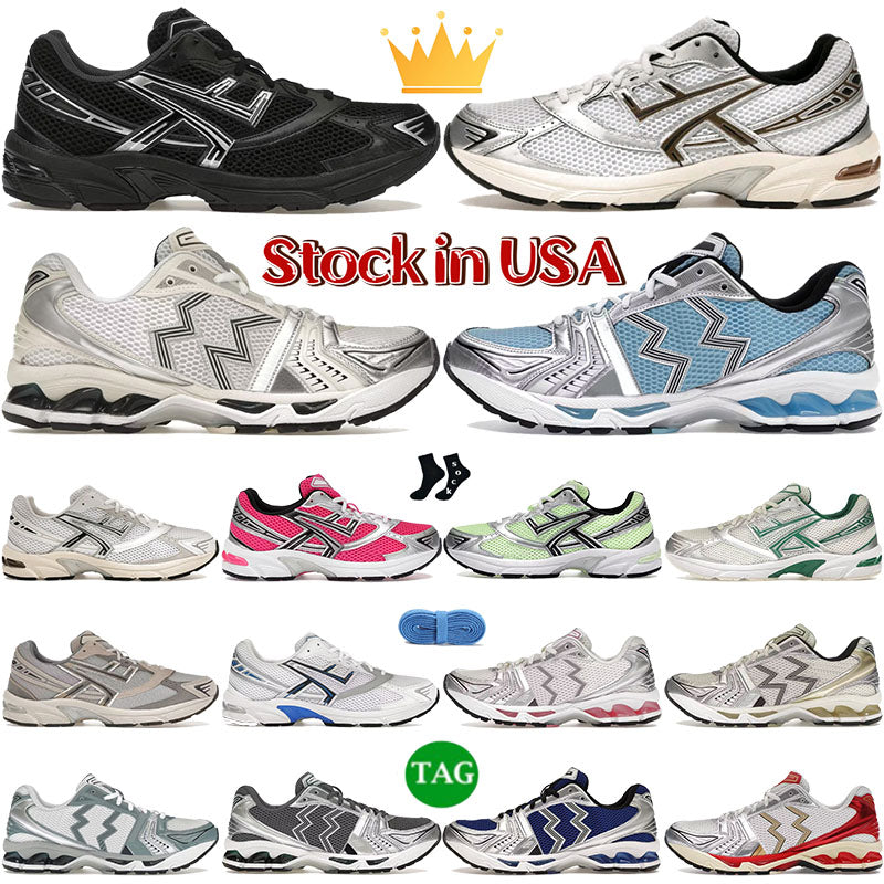 Local warehouse 1130 men low running shoes K14 womens designer shoes Black Pure Silver White Clay Canyon Neon Pack Pink Glow Monaco Blue GK14 sneake