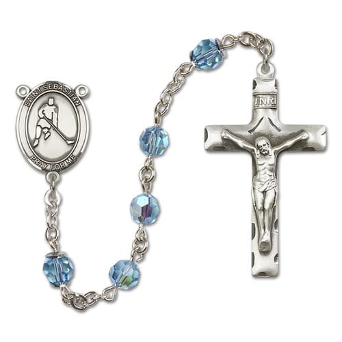 SS Aqua Blue March St. Sebastian-Ice Hockey Rosary