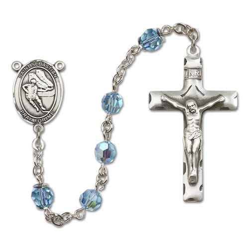 SS Aqua Blue March St. Sebastian - Hockey Rosary