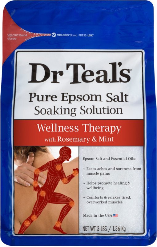 Wellness Therapy Rosemary & Mint Pure Epsom Salt Soaking Solution