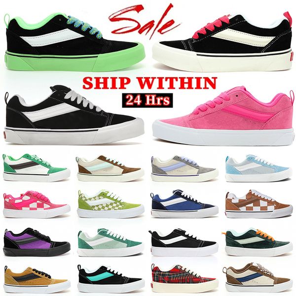 Designer shoes knu skool platform sneakers womens mens shoes low Classic Potato Leopard Black White Floral skateboard shoes mens trainers si