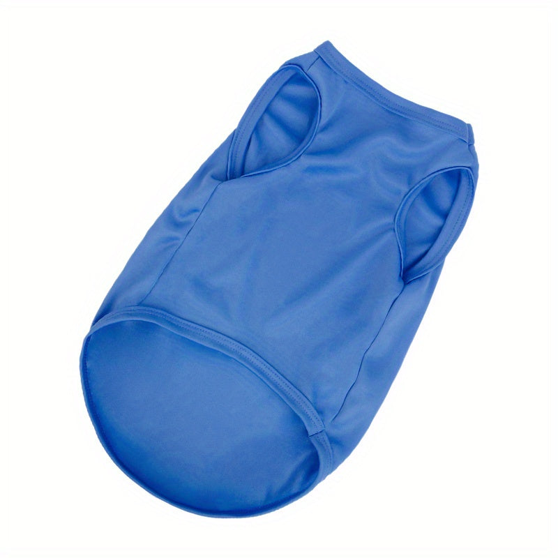 TEMU Dog Shirts Pullover Soft Blank Puppy T-shirt For Small Dogs Colorful Pet Summer Clothes