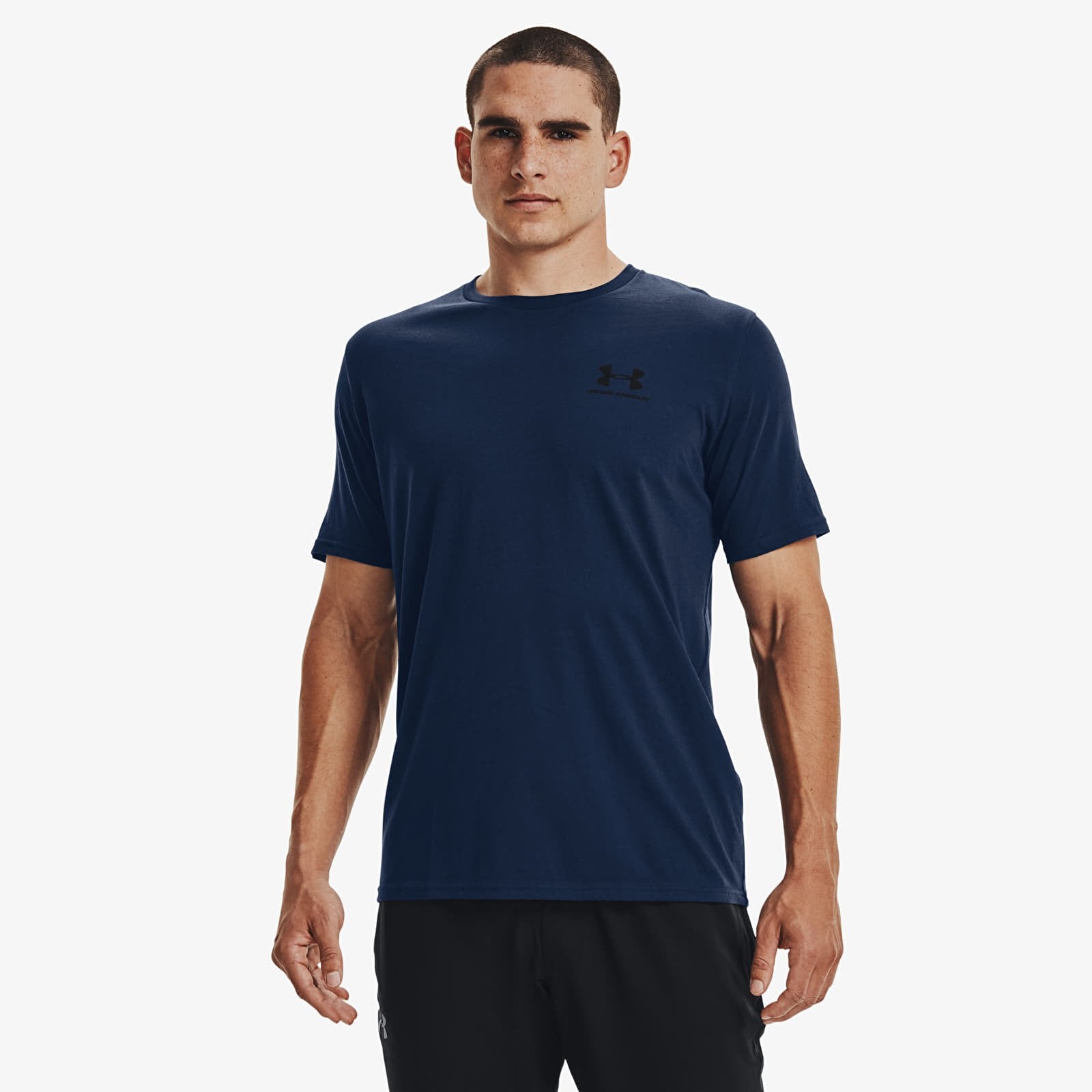 Koszulka Under Armour Sportstyle Left Chest Short Sleeve T-Shirt Navy L