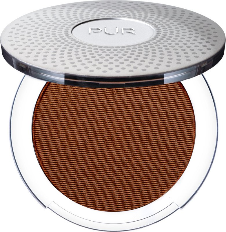 4-in-1 Pressed Mineral Powder Foundation SPF 15 - Chestnut DPN2 (dark brown skin w- neutral undertones)