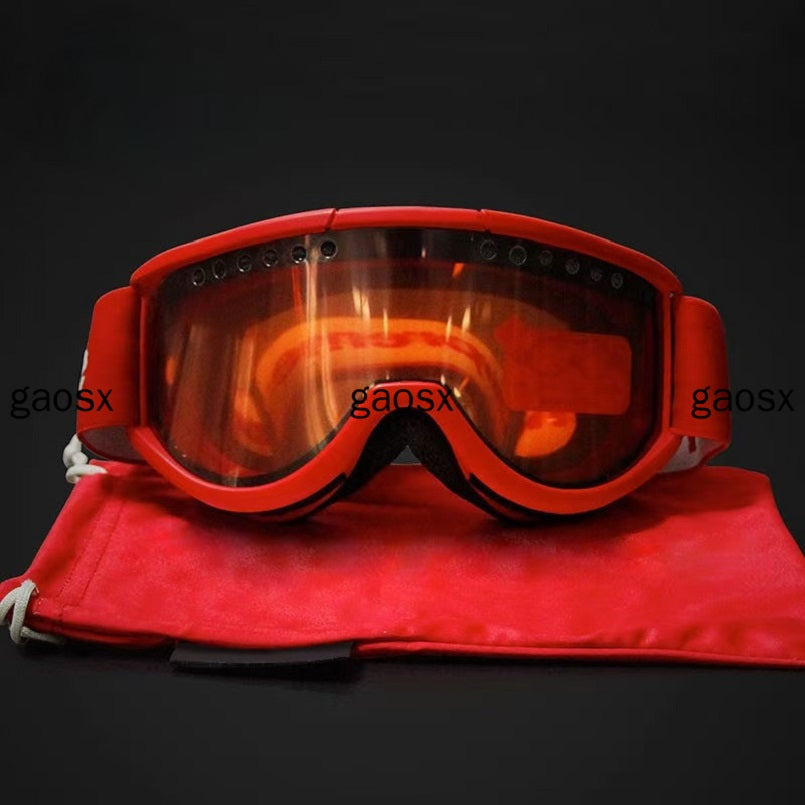 Outdoor mountaineering anti-snow blindness anti-ultraviolet windproof double-layer ski goggles