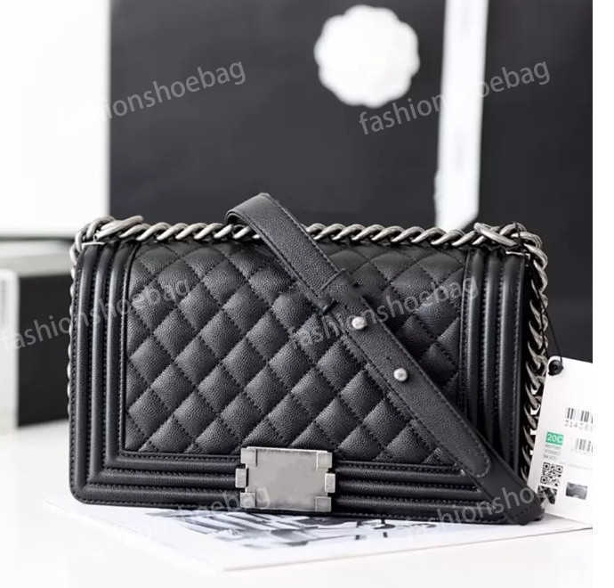 Evening Bags 2025 Top quality BOY mouth cover bag 25CM woman fashion shoulder handbag leather crossbody bags Luxurious Designer clutch purse A67086