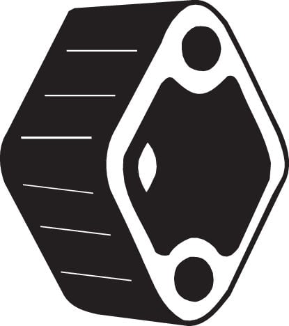 Rubber Strip, exhaust system BOSAL 255-884