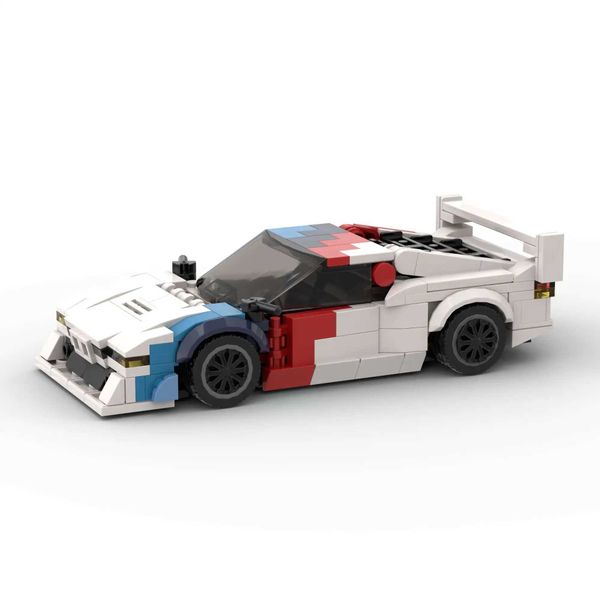 Building block racing car moc childrens puzzle toyC250210