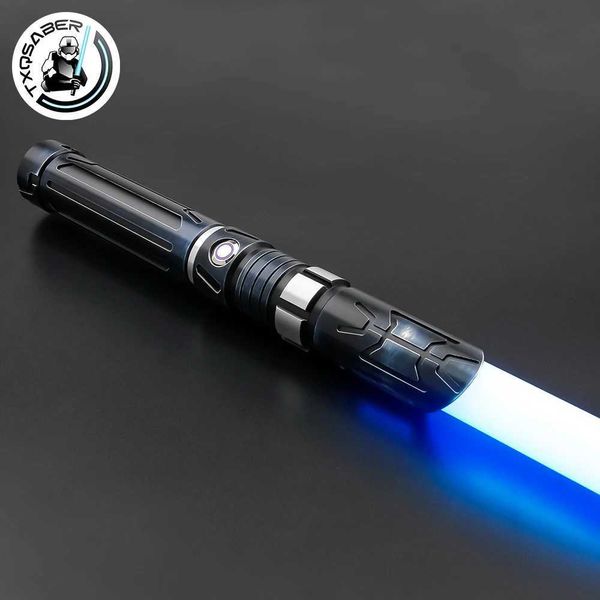 LED Swords-Guns Lightsaber Neo Pixel SNV4 RGB Proffie Smooth Swing Heavy Duel Metal Hilt Weathering Blasting Machine Role Playing Toy Laser