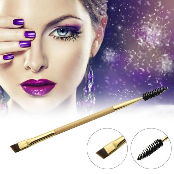 Double Head Brow Comb Portable Professional Eyebrow Brushes Cosmetic AccessoriesC250108