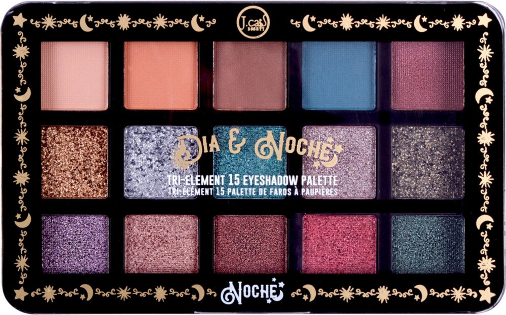 Dia & Noche Tri-Element 15 Eyeshadow Palette-Noche
