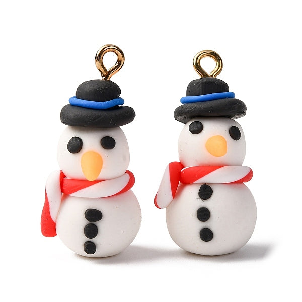 Ciondoli natalizi fatti a mano in pasta polimerica